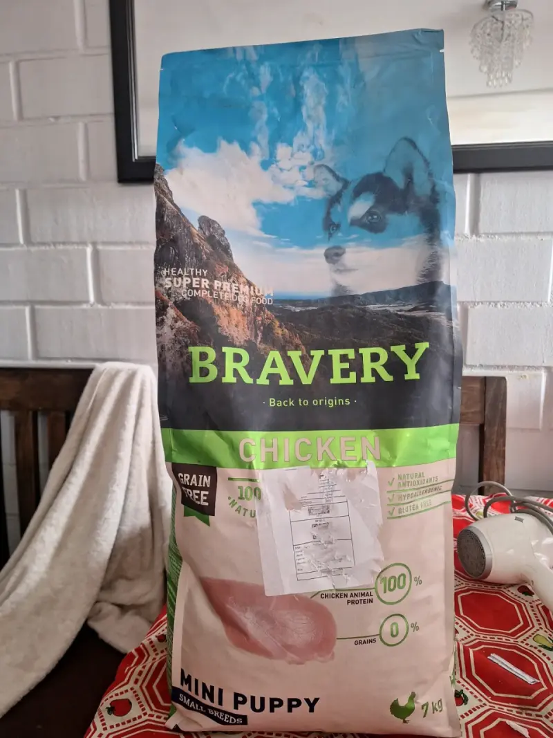 Alimento para cachorros Bravery Mini Puppy 7 kg