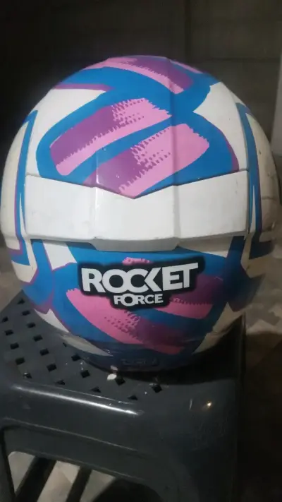 Casco de moto Rocket Force con diseño colorido - miniatura 3