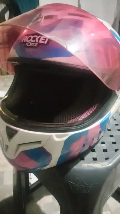 Casco de moto Rocket Force con diseño colorido - miniatura 5
