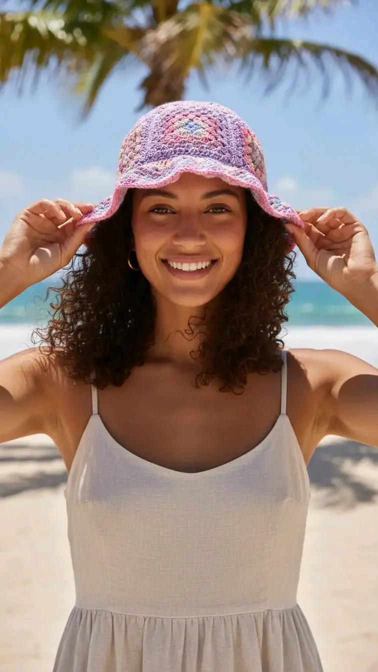 Bucket Hat Gorro Crochet - 2