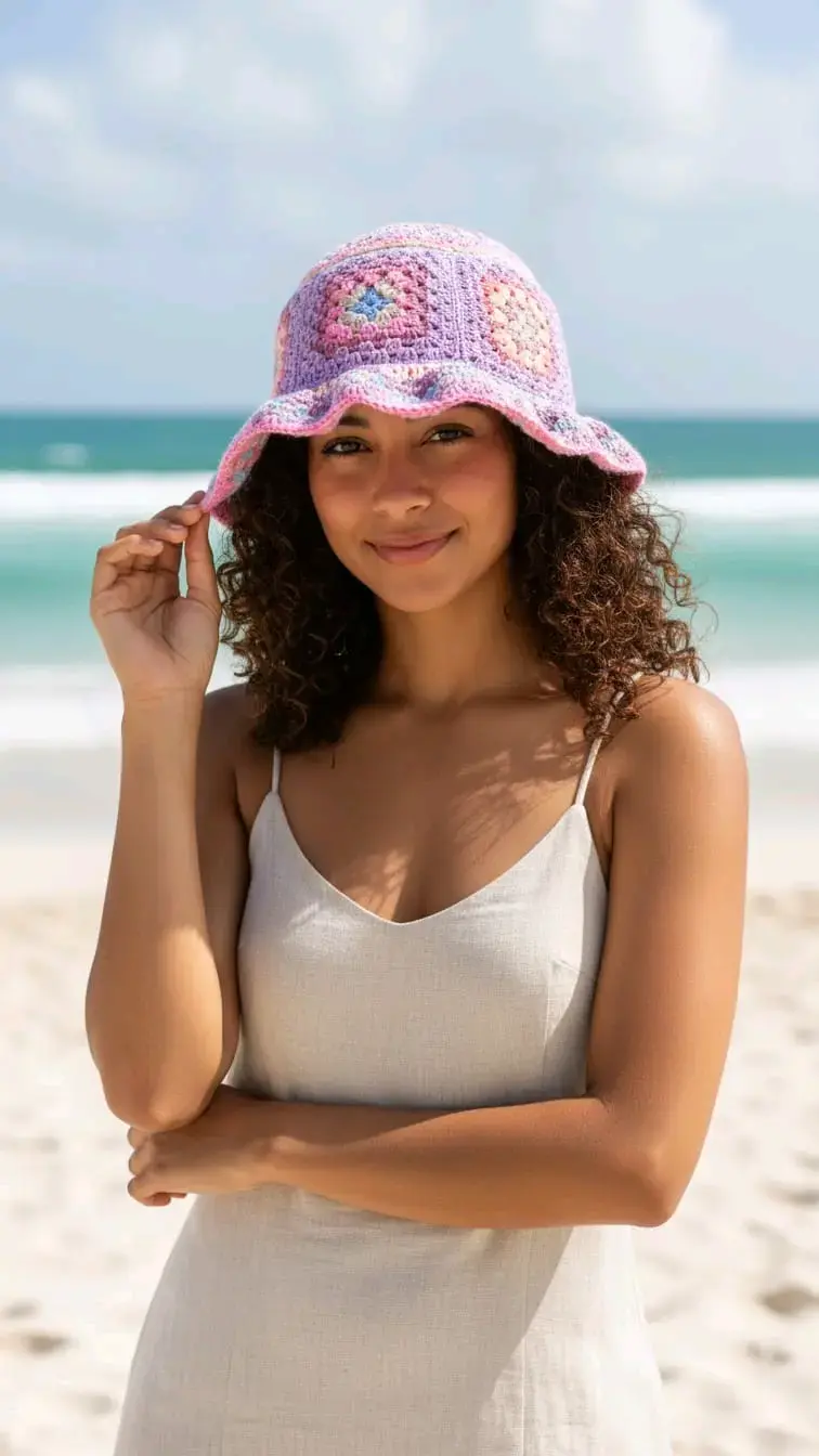 Bucket Hat Gorro Crochet - 3