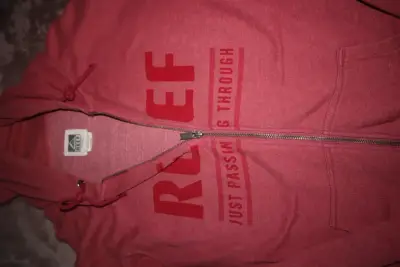 Polerón con capucha Reef rojo para hombre - miniatura 2