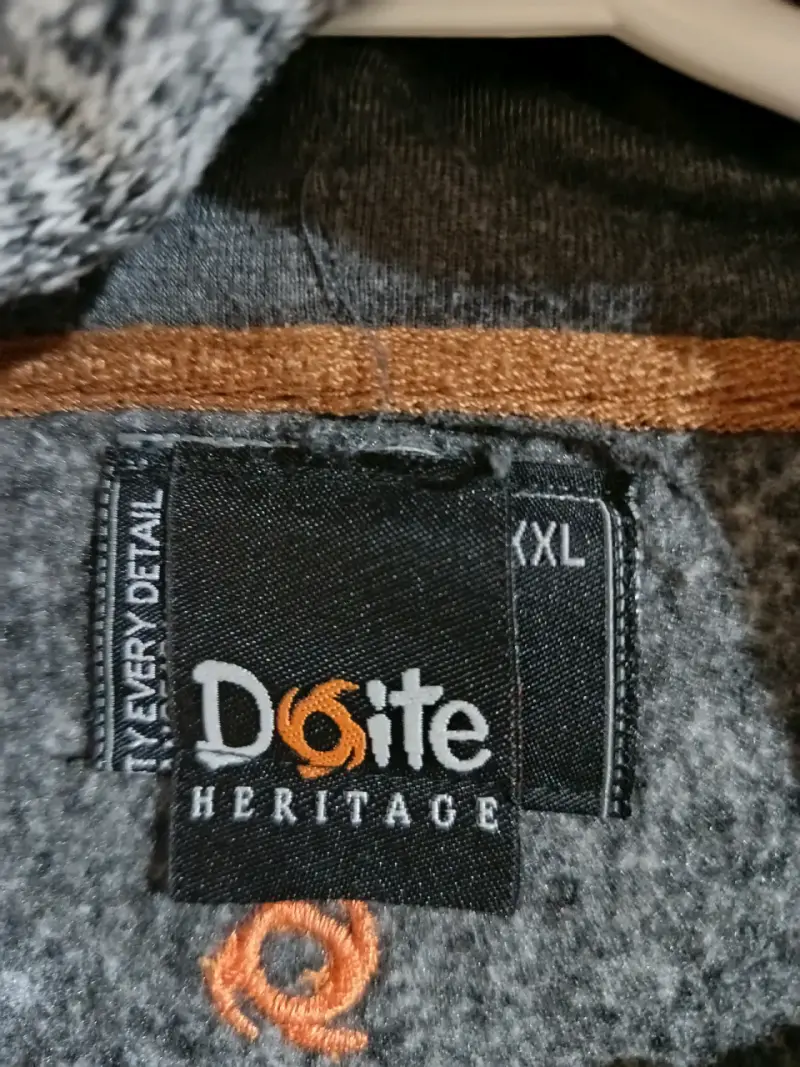 Chaqueta de lana con capucha Doite gris - 4