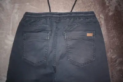Pantalones jogger negros Aussie talla L - miniatura 2