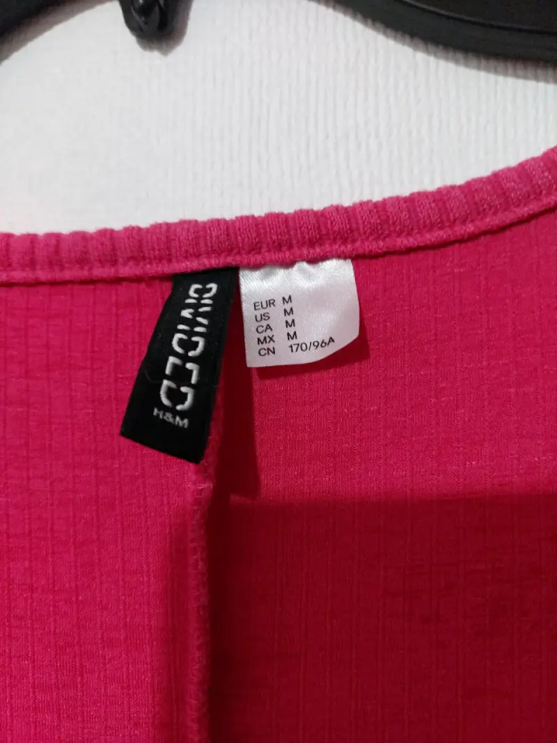 Vestido corto fucsia H&M para mujer - 3