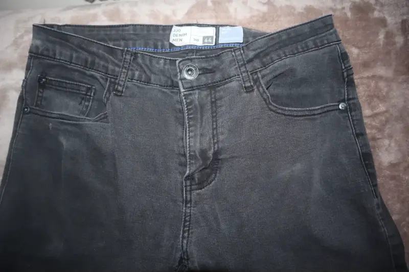 Jeans negros para hombre talla 44 - 2