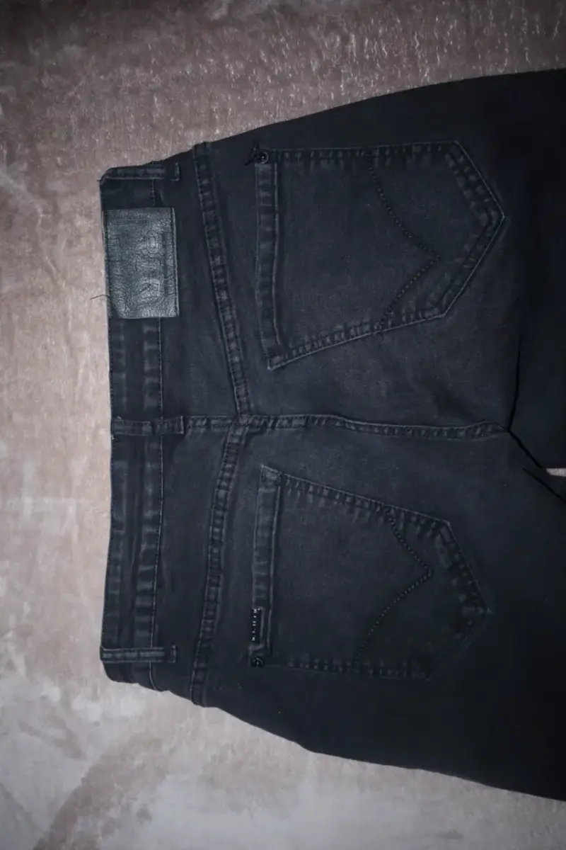 Jeans negros para hombre talla 44 - 4