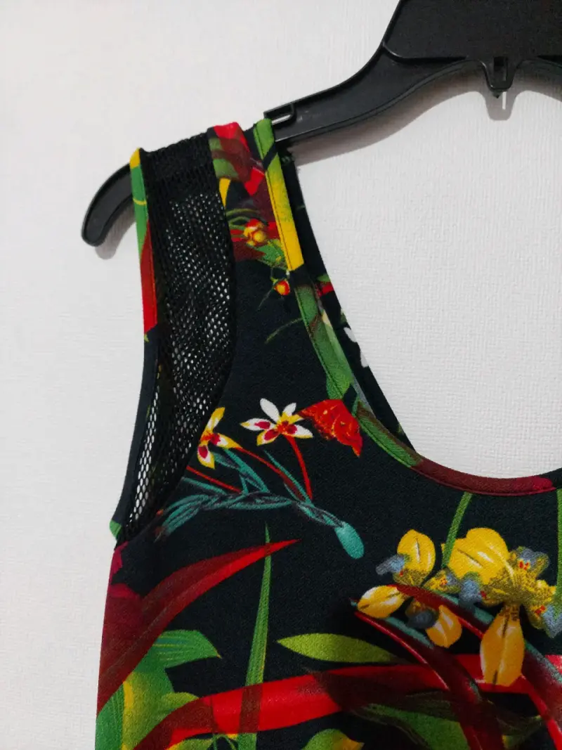 Vestido Io floral tropical - 2