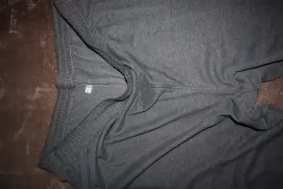 Pantalones de algodón gris para hombre - miniatura 2
