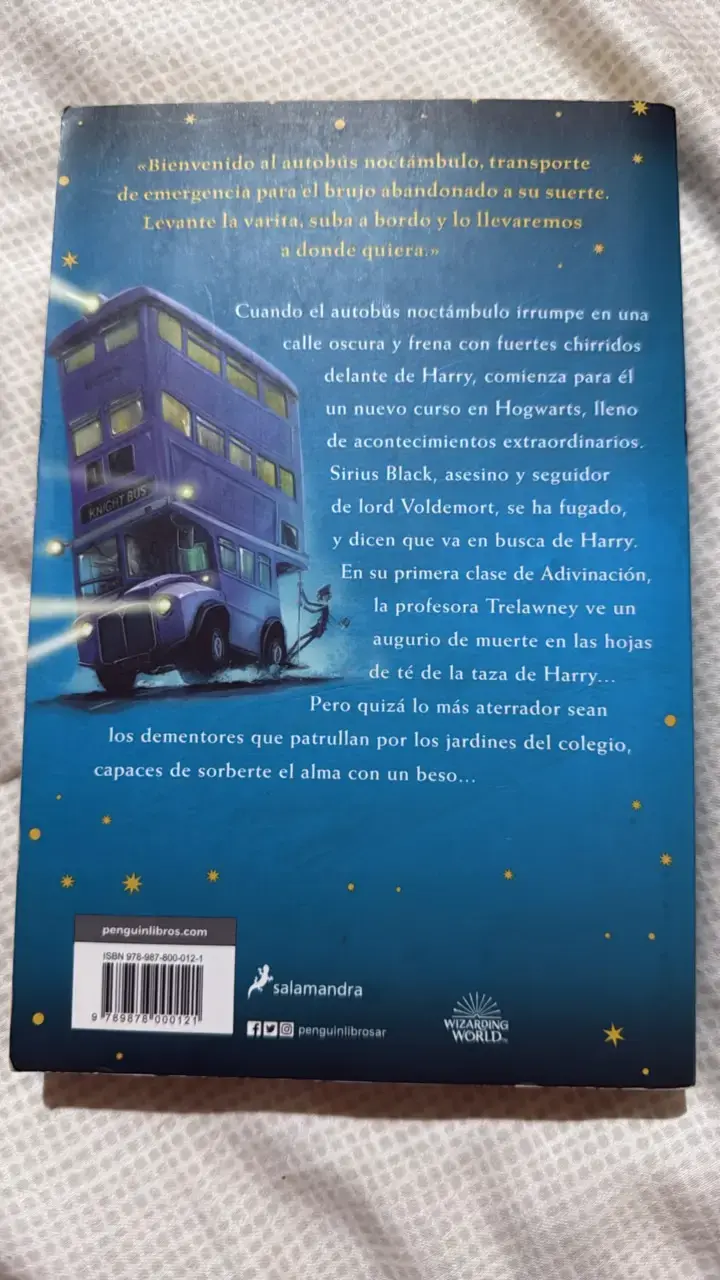 Libro Harry Potter y el Prisionero de Azkaban - 2