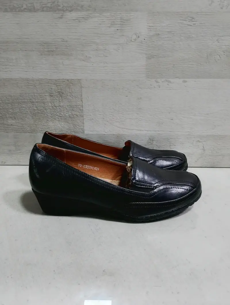 Zapatos de cuero negro para mujer Armonía - 2