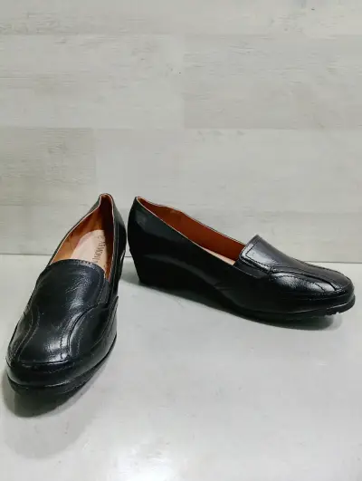 Zapatos de cuero negro para mujer Armonía - miniatura 3