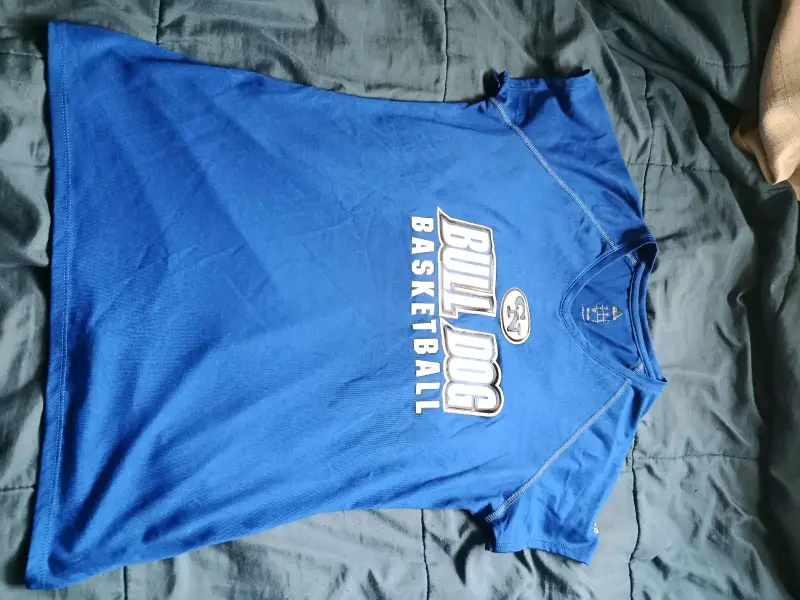 Polera Deportiva Azul Adidas