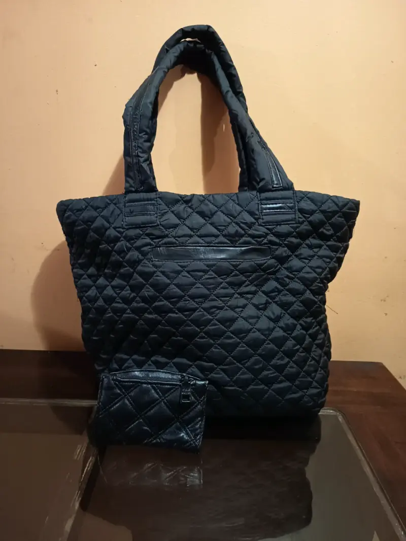 Bolso Steve Madden negro acolchado con monedero - 4