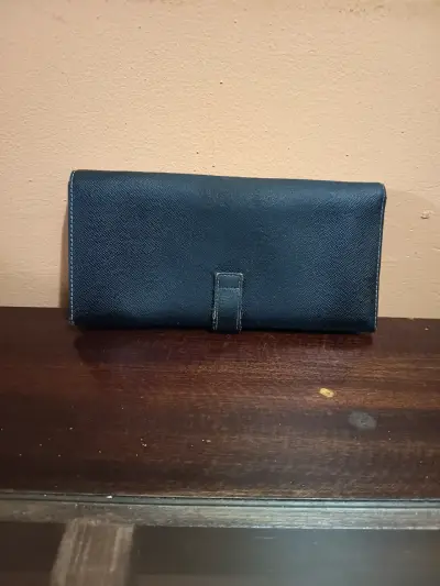 Cartera  negra inspiración de alta calidad Hermès - miniatura 2