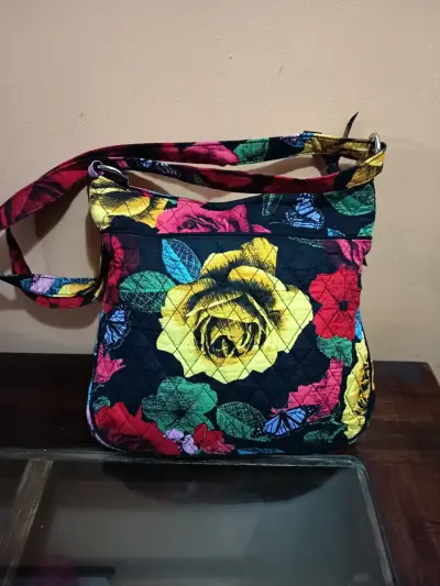 Bolso de hombro Vera Bradley colorido - miniatura 3