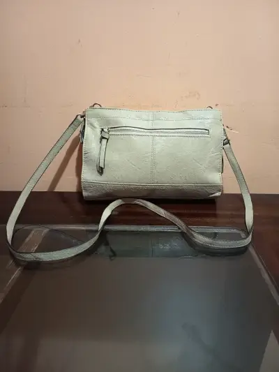 Cartera cruzada marca Bueno color beige - miniatura 2