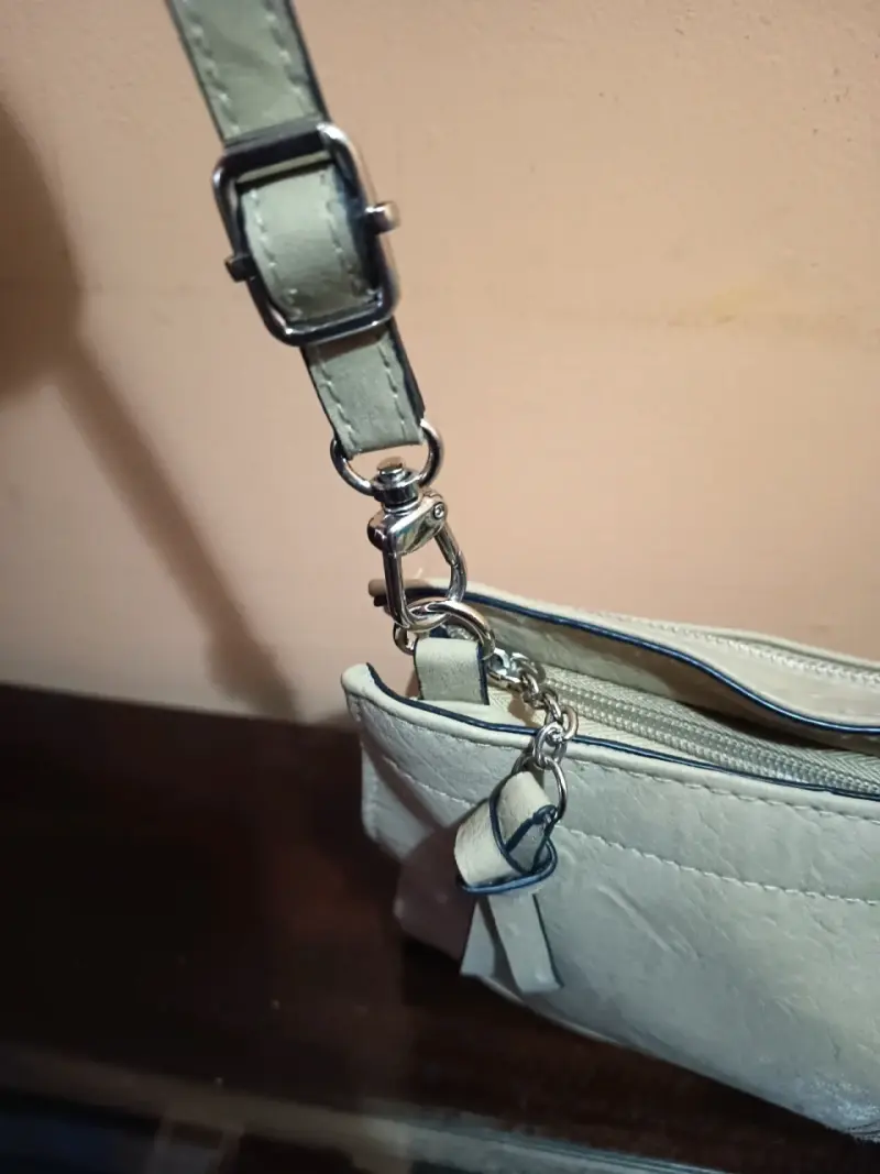 Cartera cruzada marca Bueno color beige - 3