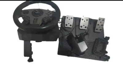 Volante y Pedales para Simulador de Carreras PXN - miniatura 1