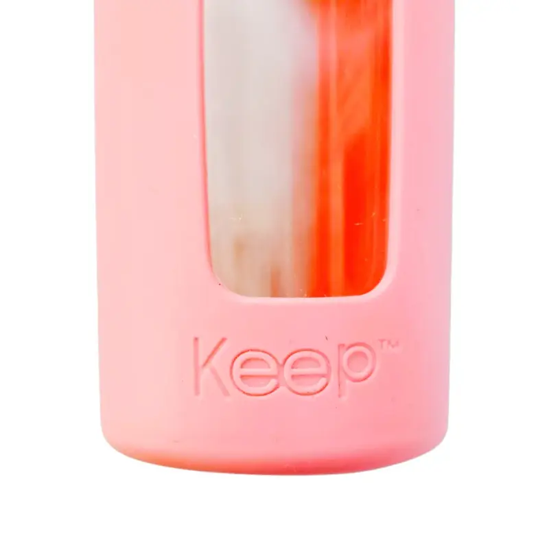 Botella Keep de Vidrio Protector Silicona 450 ml - 2