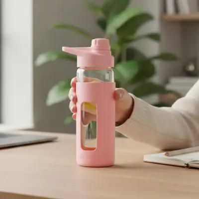 Botella Keep de Vidrio Protector Silicona 450 ml - miniatura 5