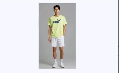 Polera  amarilla y Short blanco. Dos  prendas. - miniatura 2