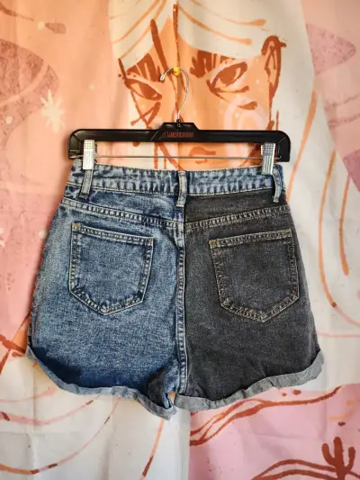 Shorts cortos color block - miniatura 2