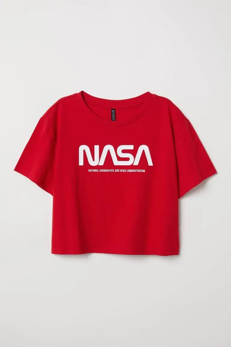 Polera roja NASA para mujer - 2