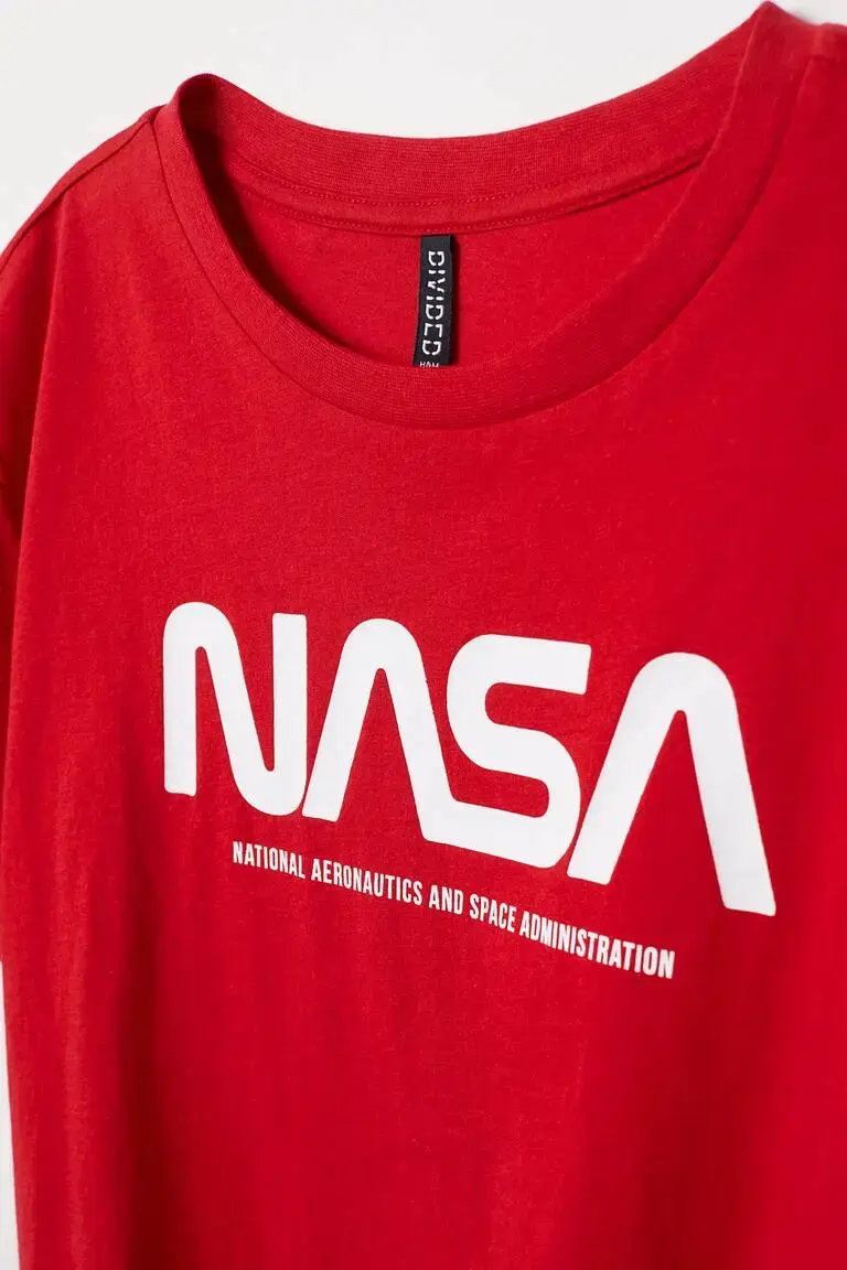 Polera roja NASA para mujer - 3