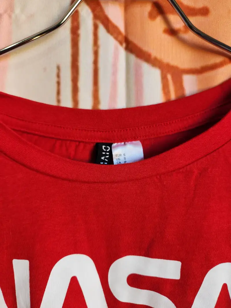 Polera roja NASA para mujer - 5