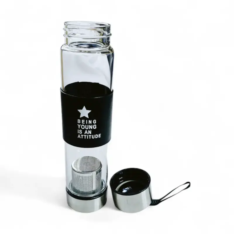 Botella de Vidrio con Infusor 450ml - 2