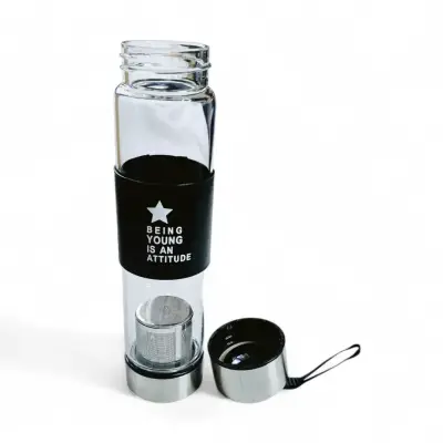 Botella de Vidrio con Infusor 450ml - miniatura 2