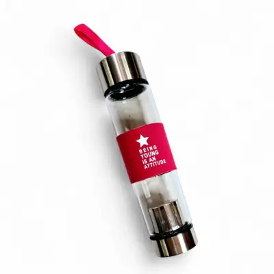 Botella de vidrio con infusor  450 ml - miniatura 1