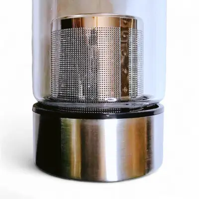 Botella de vidrio con infusor  450 ml - miniatura 3