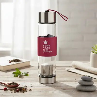 Botella de vidrio con infusor  450 ml - miniatura 4