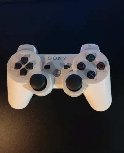Control inalámbrico Sony DualShock 3 blanco - miniatura 1