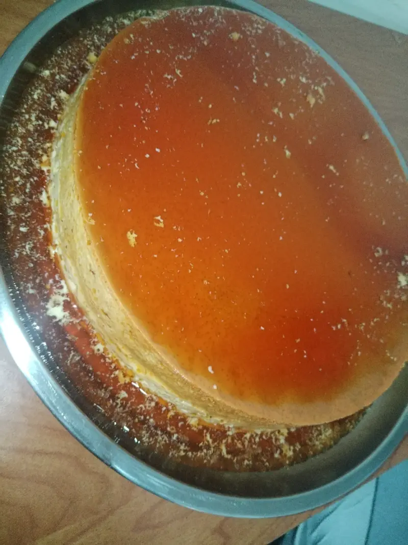 Delicioso Quesillo casero grande 26cm diámetro - 3