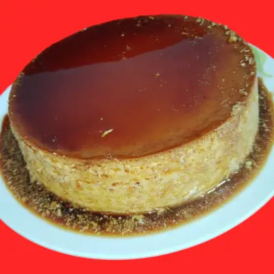 Delicioso Quesillo  casero grande 26cm diámetro - miniatura 4