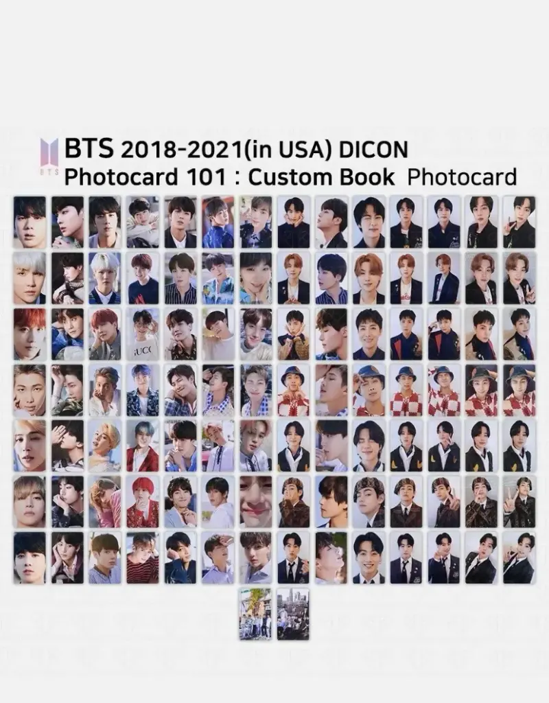 Photocards BTS D'Icon Custom Book - 3