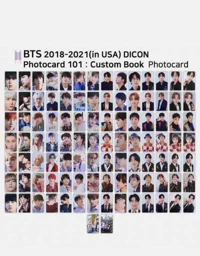 Photocards BTS D'Icon Custom Book - miniatura 3