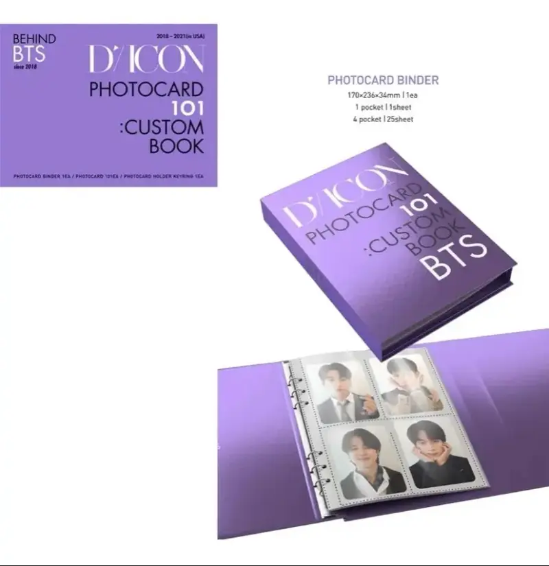 Photocards BTS D'Icon Custom Book - 4