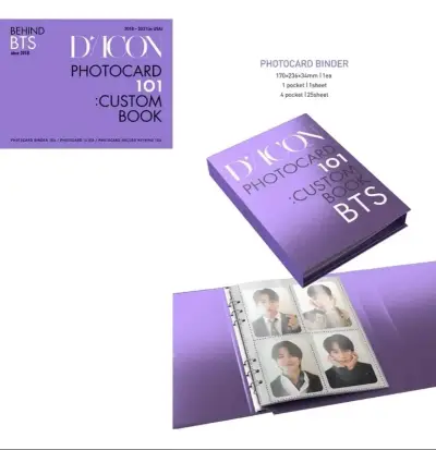 Photocards BTS D'Icon Custom Book - miniatura 4