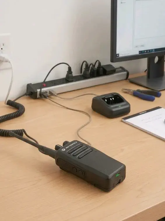 Radios Walkie Talkie Motorola con Cargador - 5