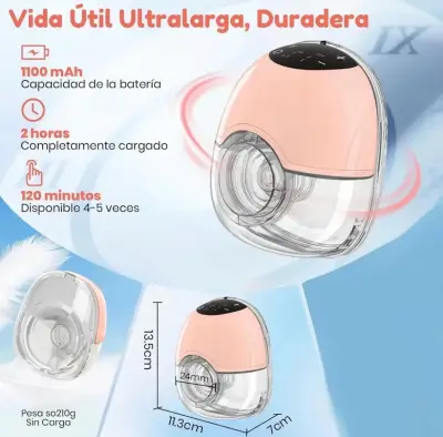 Extractor de leche multifuncional manos libres - miniatura 2