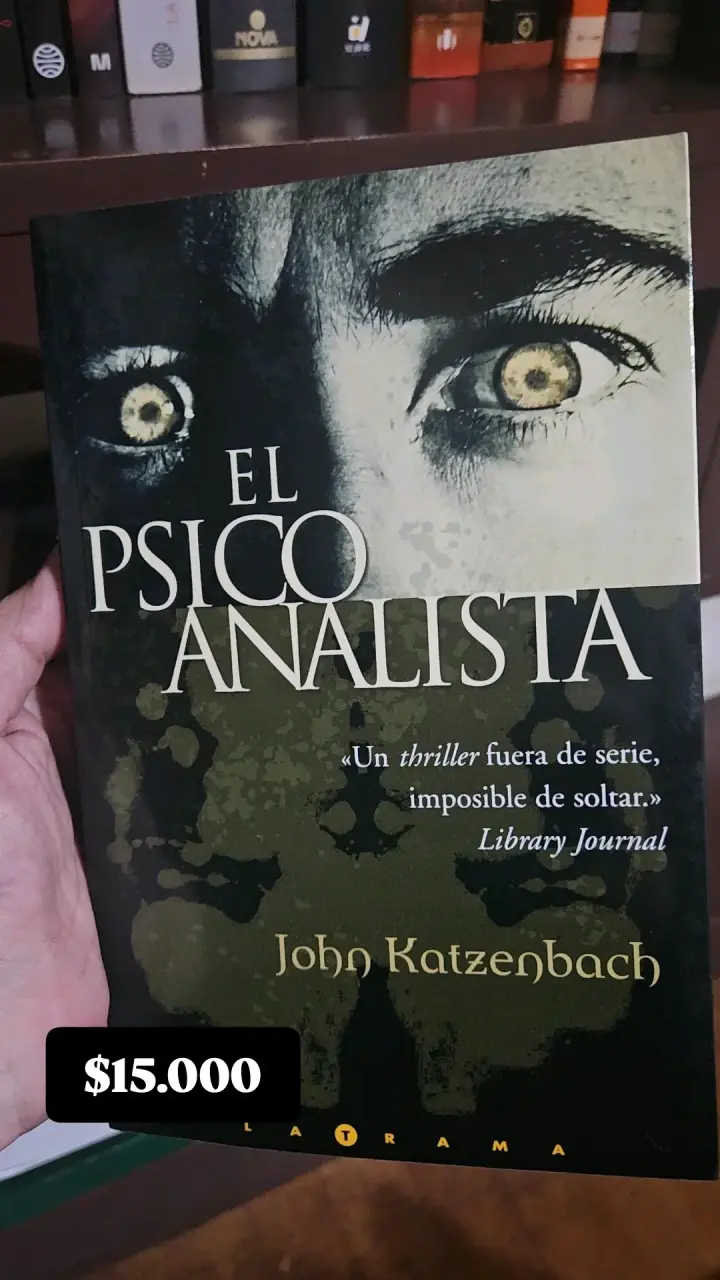 Libro El Psicoanalista de John Katzenbach