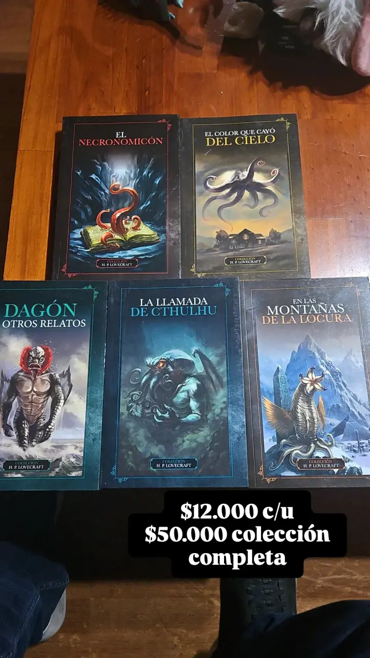 Colección de libros H.P. Lovecraft