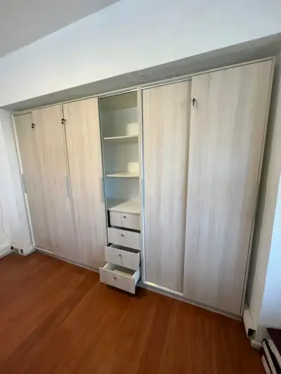 Cajoneras de Melamina Negra con Tiradores Modernos - miniatura 6