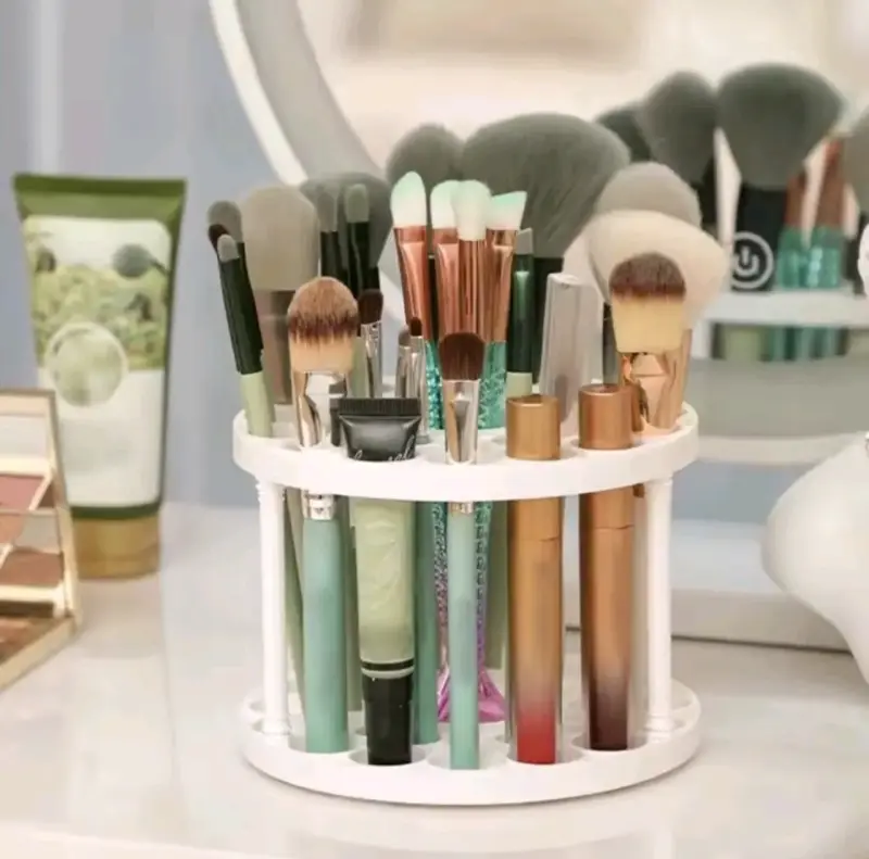 Organizador de brochas de maquillaje desmontable - 3