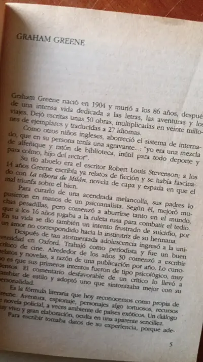 Libros de Graham Greene: El fin de la aventura y El poder y la gloria - miniatura 4