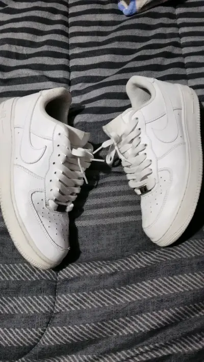 Zapatillas deportivas blancas Nike Air Force - miniatura 4
